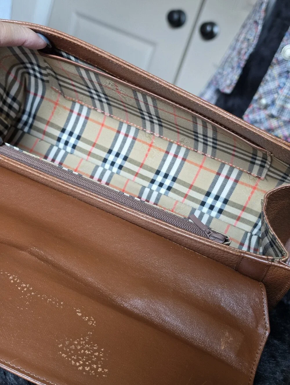 Authentic Burberry Classic Top-Handle Bag